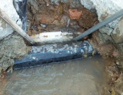 华容测漏水之水管漏水